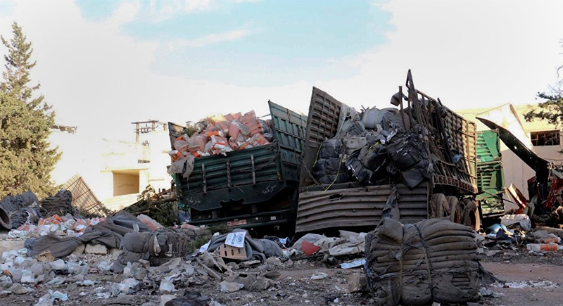 İnsani yardım konvoyuna yapılan saldırının failleri bulanamadı